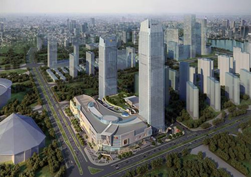 中建国际(ccdi),           rtkl 工程概况:    合肥华润中心绿轴 38